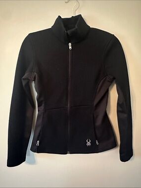 Spyder Black Women's Full‑Zip Utility Jacket
